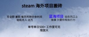 最新投资项目steam打金，运单号日入500 - 超凡网